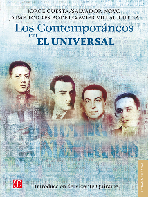 Title details for Los Contemporáneos en El Universal by Jorge Cuesta - Available